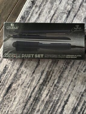 ROYALE  Diamond Collection Duo Hair Tool Set - Black